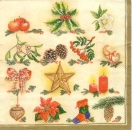 Serviette Weihnachtsmotive, Rarität